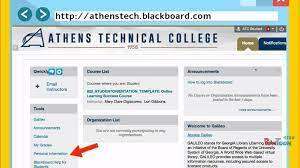 Athens Tech Blackboard